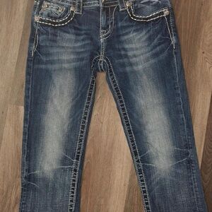 Miss Me Dark Blue Skinny Jeans